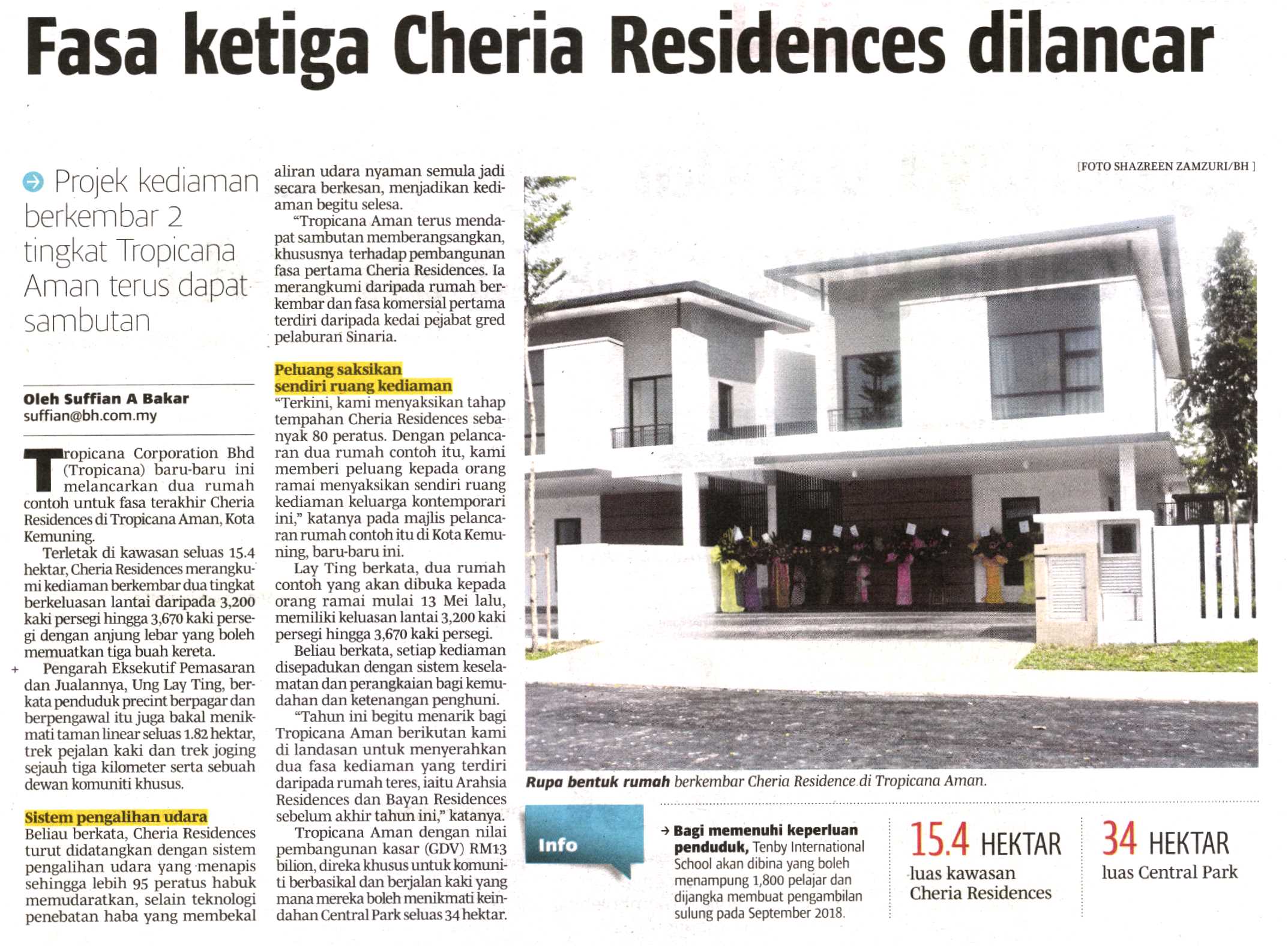 The launch of Cheria Residences Phase 3