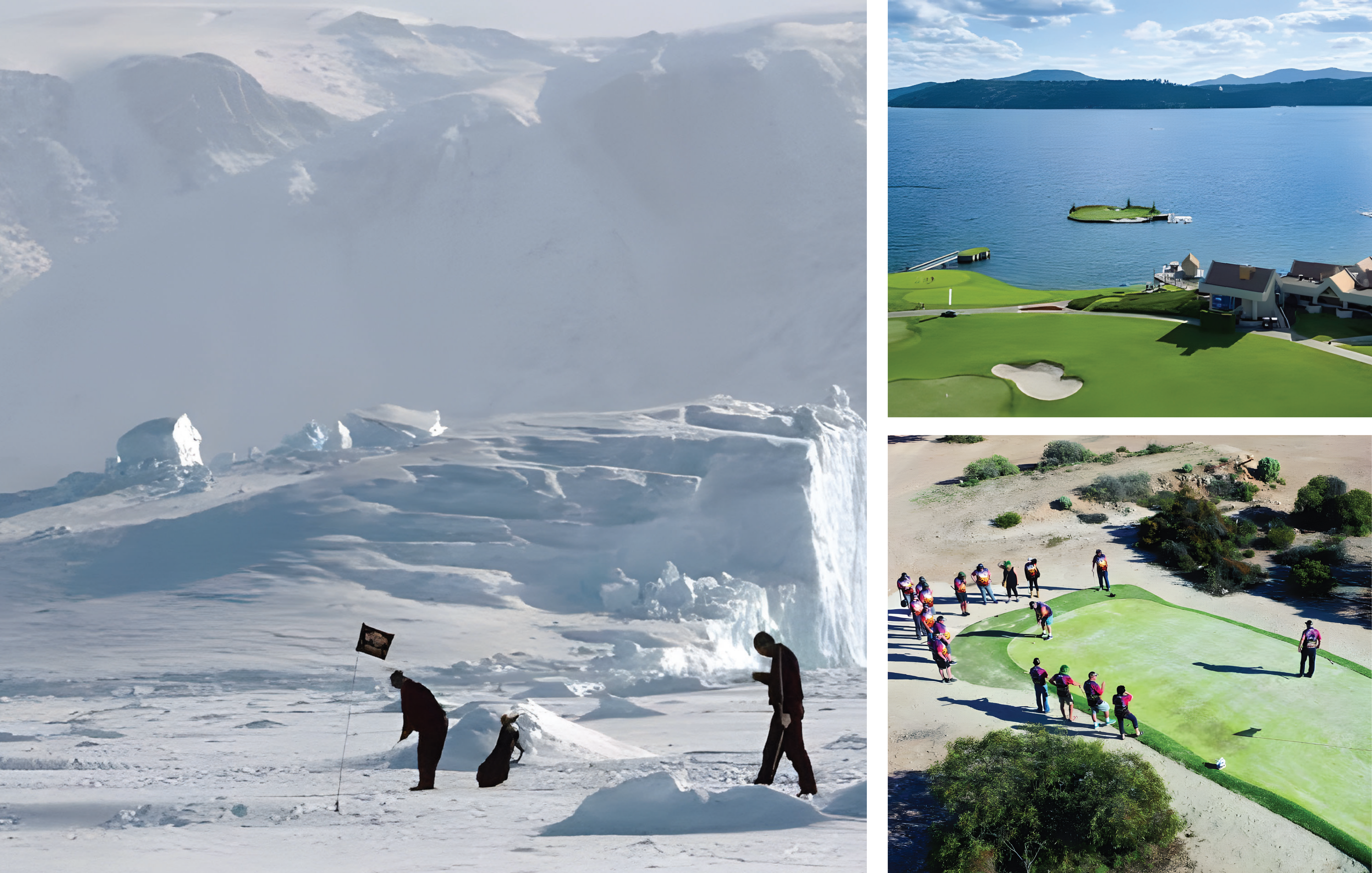The Hulks of Golf Courses