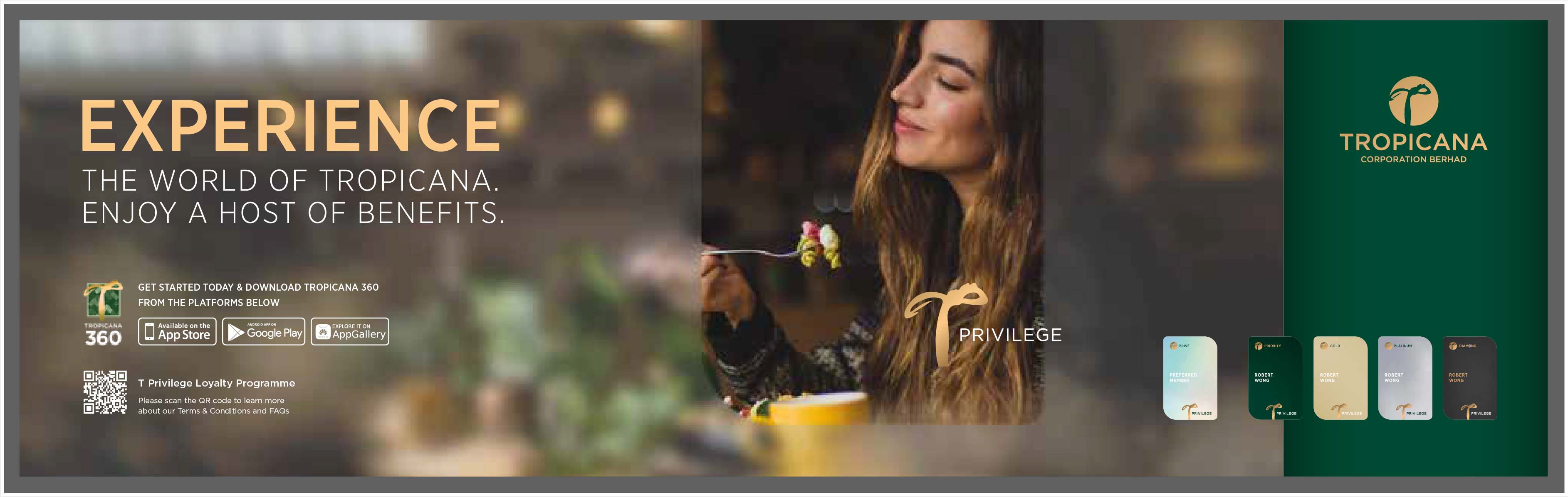 Tropicana Unveils Tropicana WindCity and T Privilege