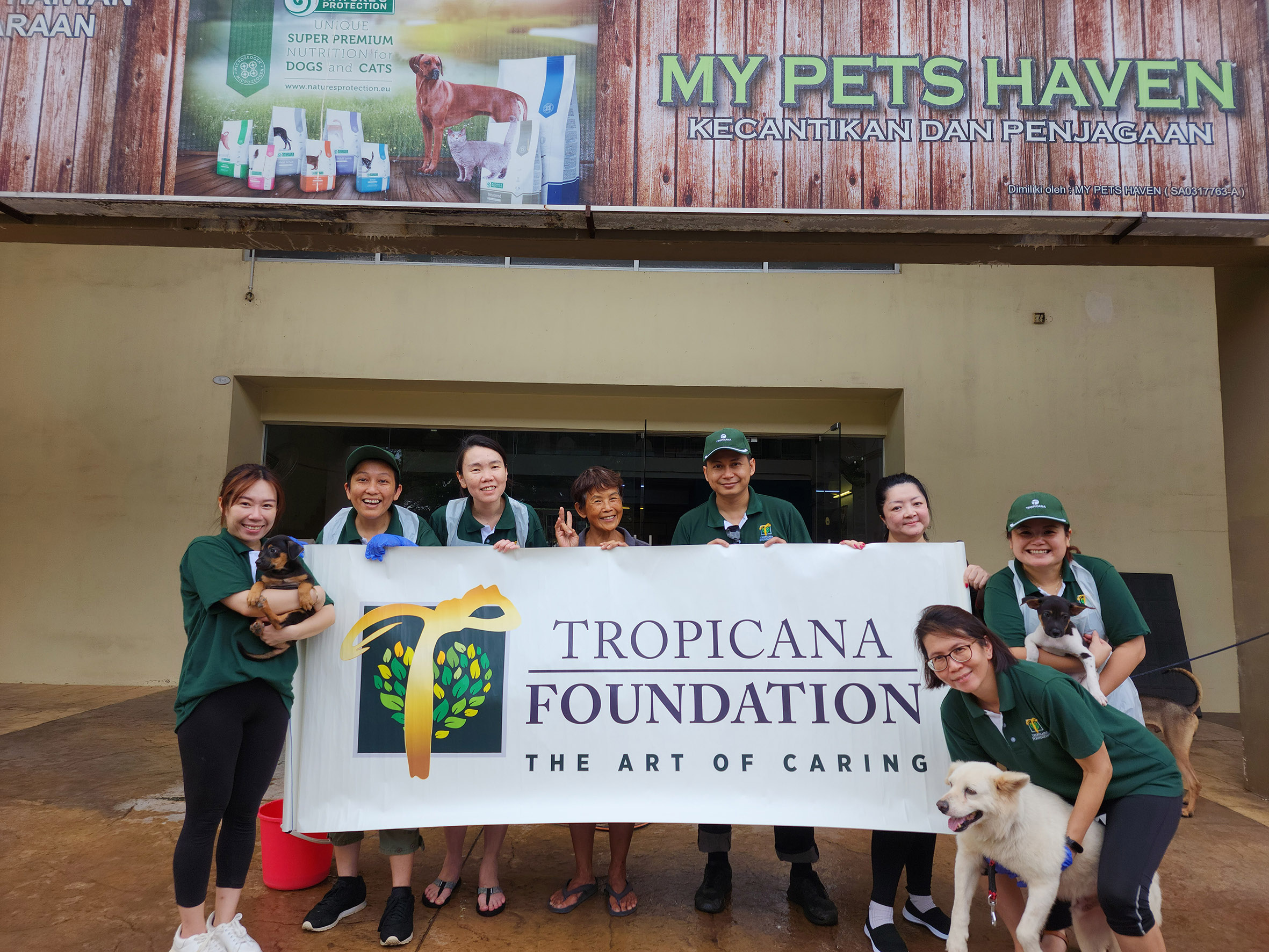Tropicana Cares for 400 Furry Friends at My Pets Haven and PAWS