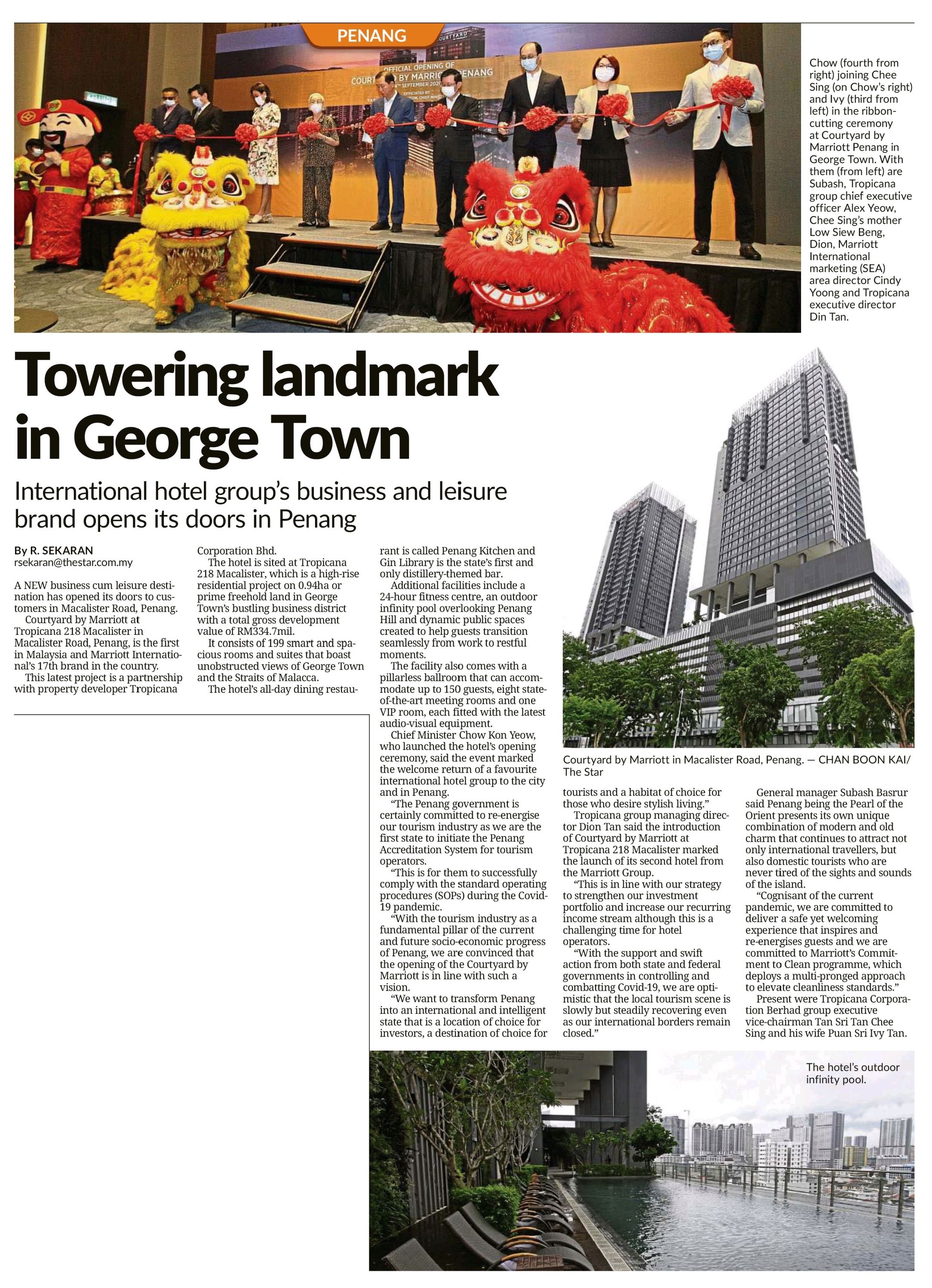 Towering Landmark in George Town