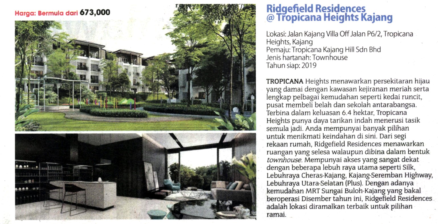 Ridgefield Residences @Tropicana Heights Kajang