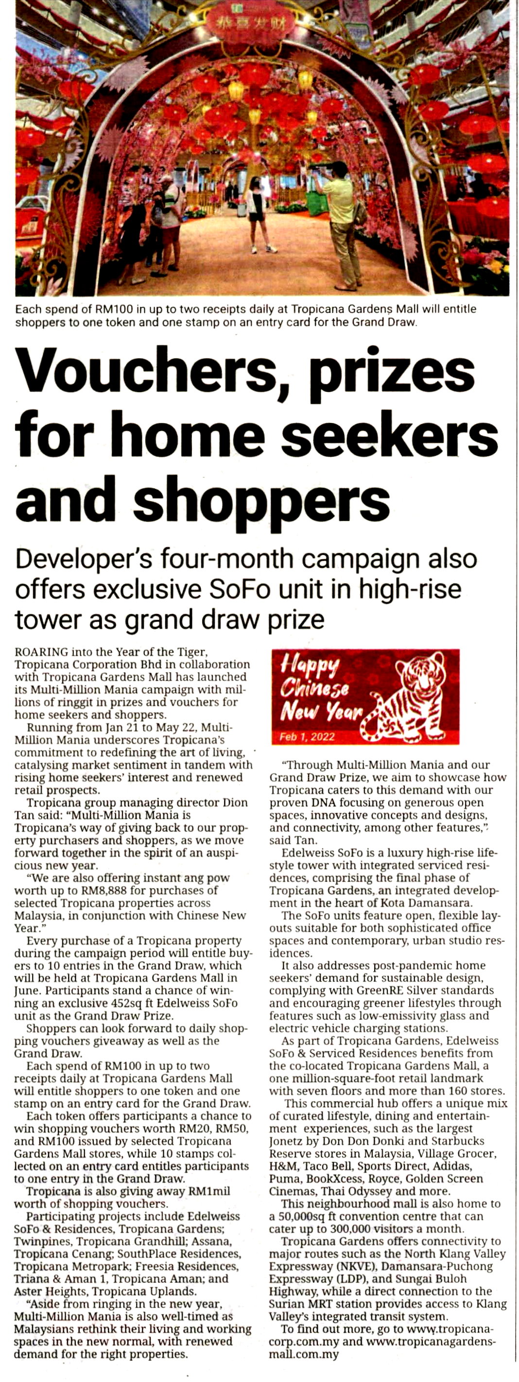 2022-02-04 The Star - Vouchers, Prizes for Home Seekers and Shoppers