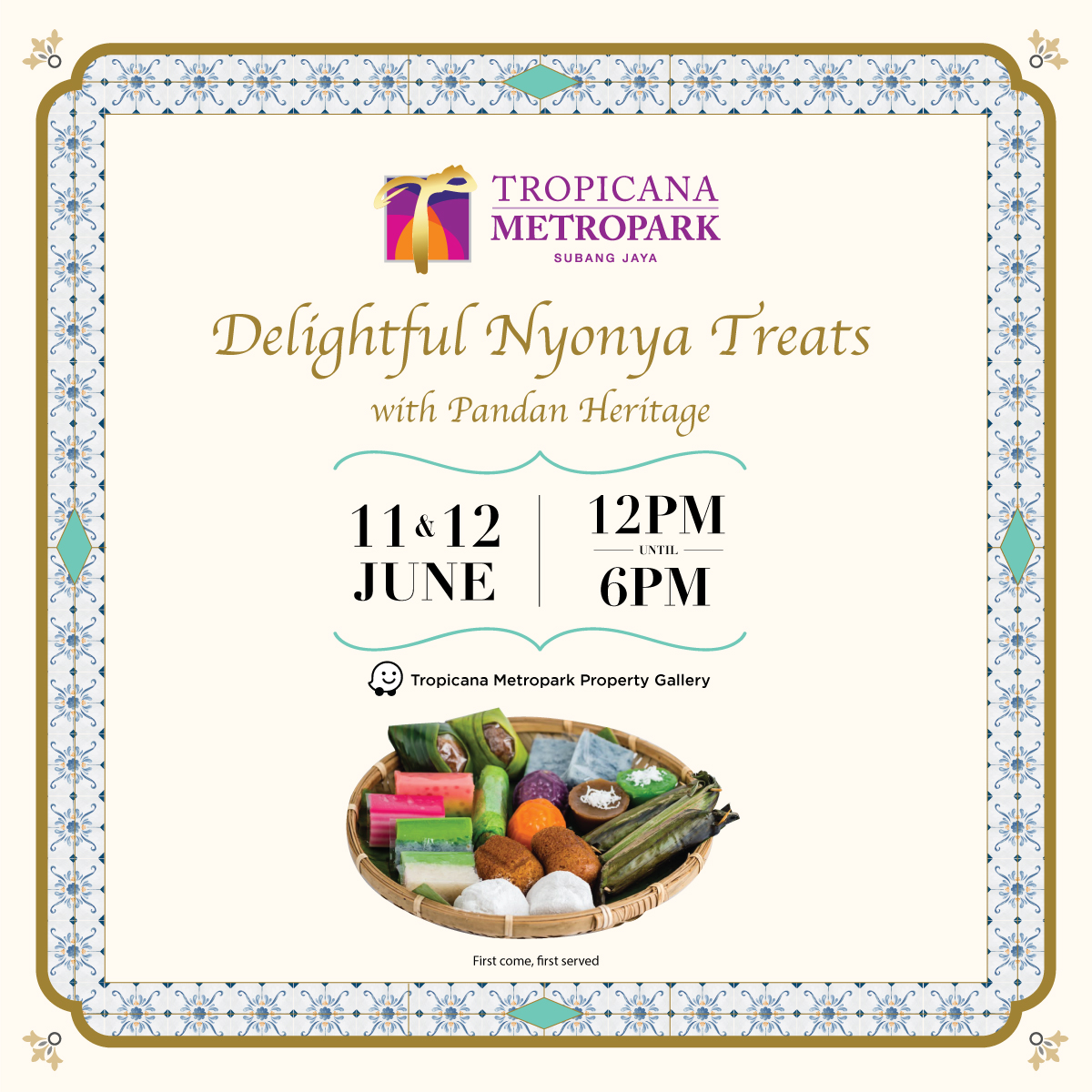 Delightful Nyonya Treats with Pandan Heritage