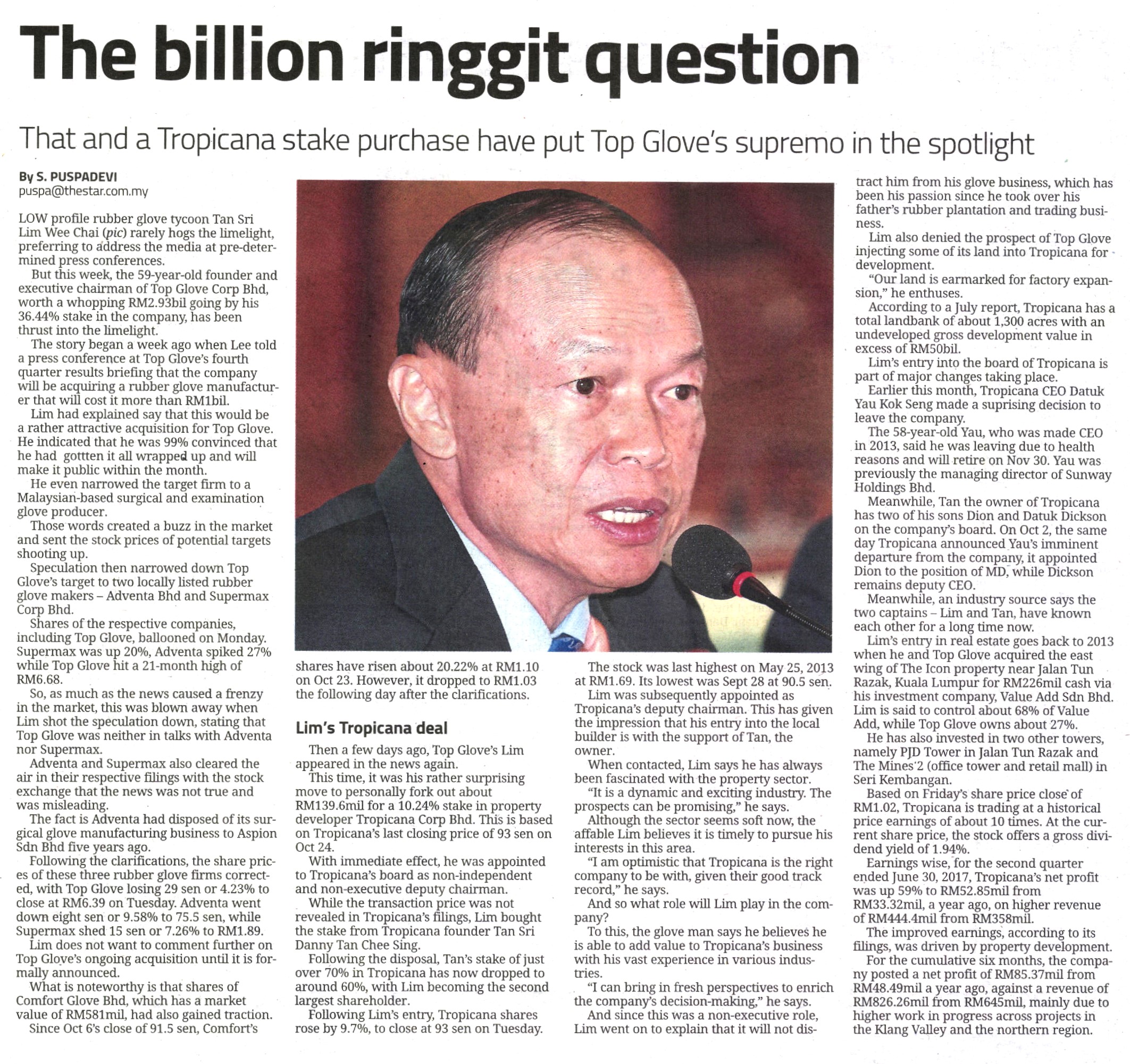 The billon ringgit question