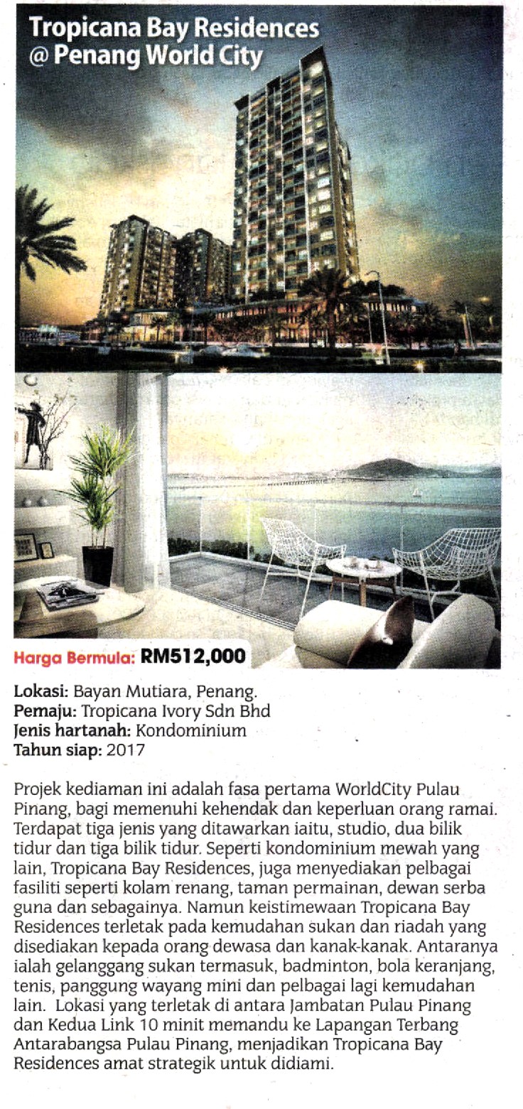 Tropicana Bay Residences @ Penang World City