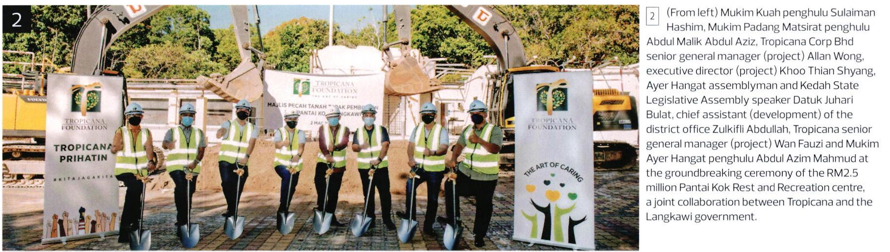 2022-03-07 The Edge - Tropicana Uplifts Langkawi Community, Official Ground Breaking Ceremony