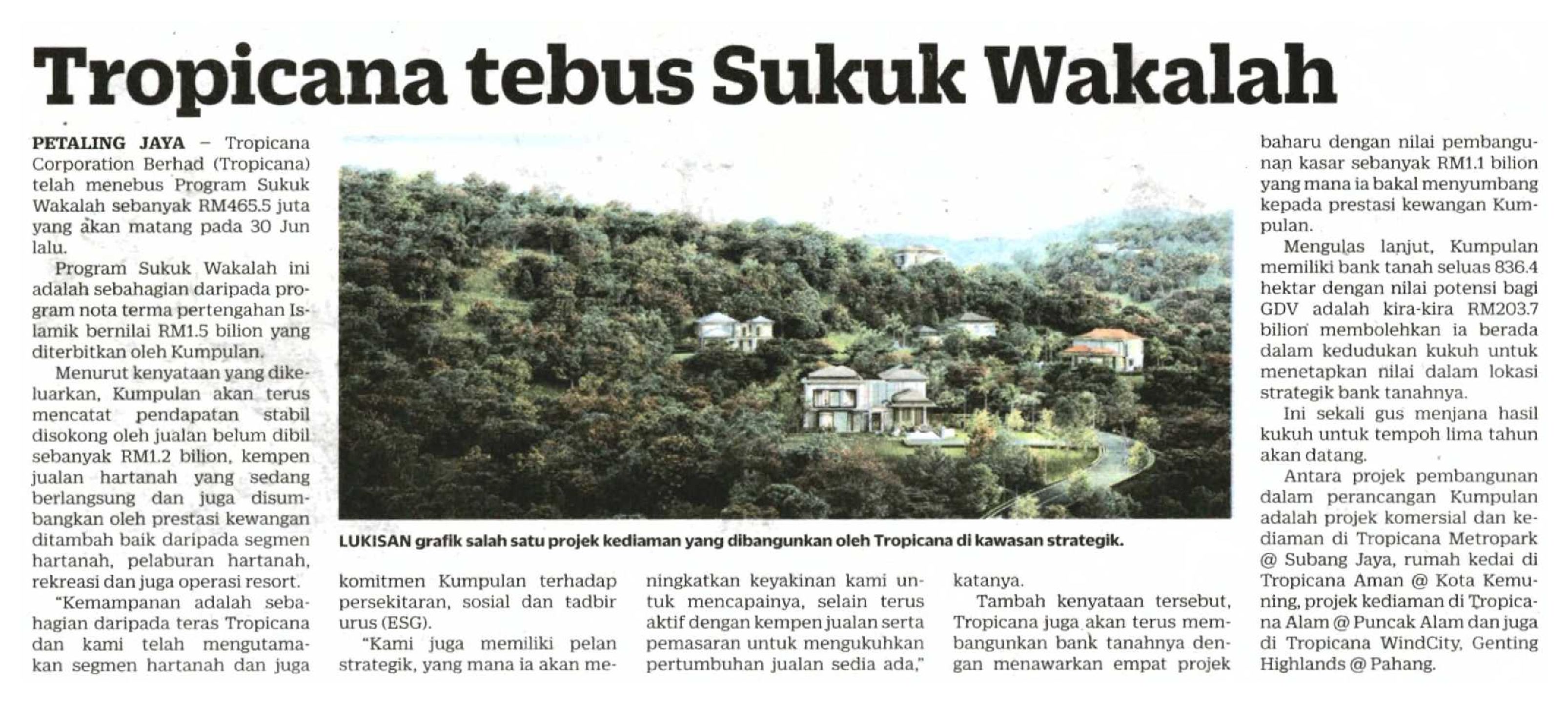 2023-07-05 Kosmo - Tropicana tebus Sukuk Wakalah